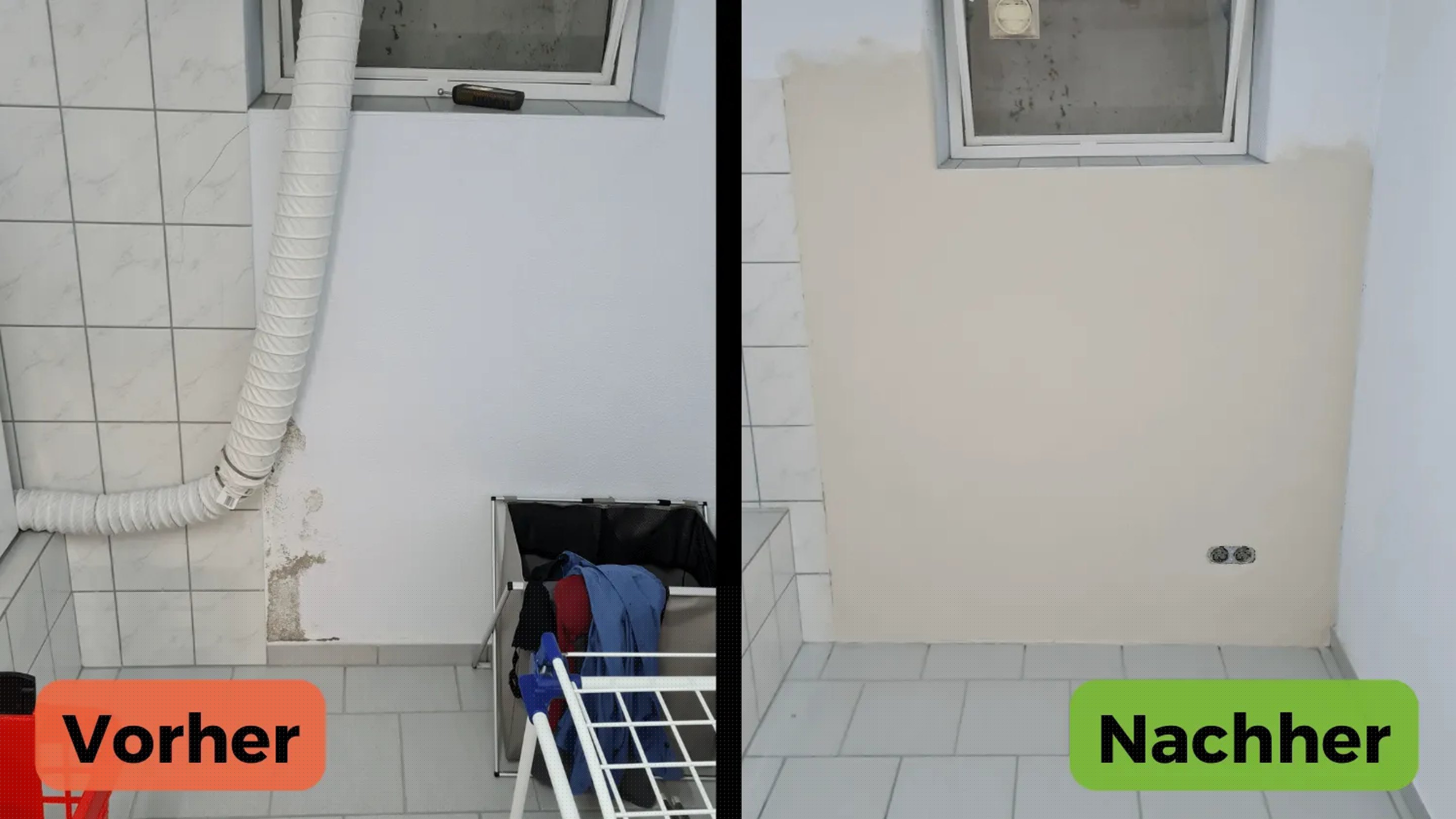 Sanierung geschädigter Wandbereiche